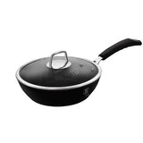 Berlinger Haus 24cm Deep Fry Pan with Lid - Black Professional Line