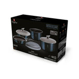 Berlinger Haus 8-Piece Marble Coating Cookware Set - Aquamarine Edition