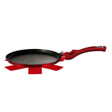 Berlinger Haus 25cm Non-Stick Marble Coating Pancake Pan - Burgundy Metallic