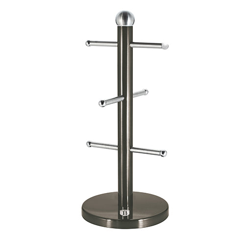 Berlinger Haus 6 Cup Mug Tree - Carbon Metallic