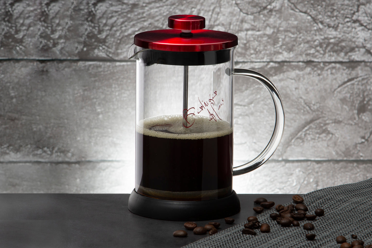 Berlinger Haus 600ml Coffee & Tea Plunger - Burgundy Metallic