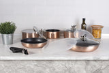 Berlinger Haus 12-Piece Marble Coating Cookware Set - Rose Gold Metallic Line