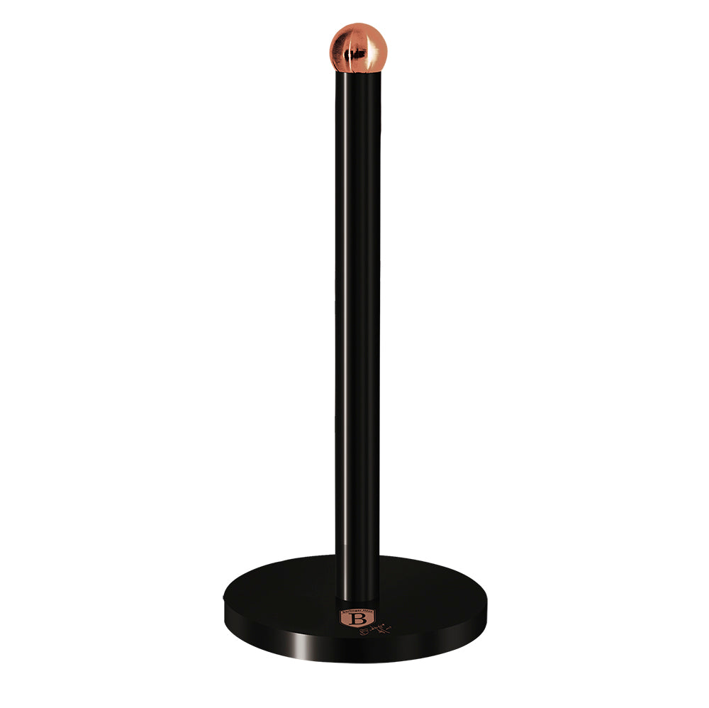 Berlinger Haus 34cm Kitchen Roll Holder - Black Rose
