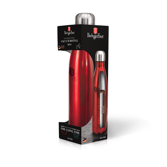 Berlinger Haus 500ml Vacuum Flask - Burgundy Metallic