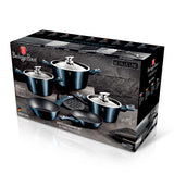 Berlinger Haus 10 Piece Marble Coating Cookware Set - Aquamarine Edition