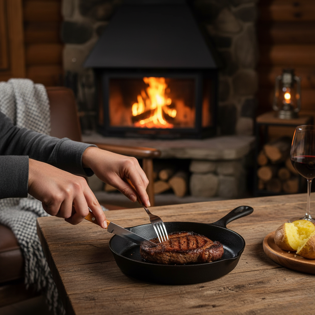 Berlinger Haus 12-Piece Stainless Steel Steak Knife & Fork Set