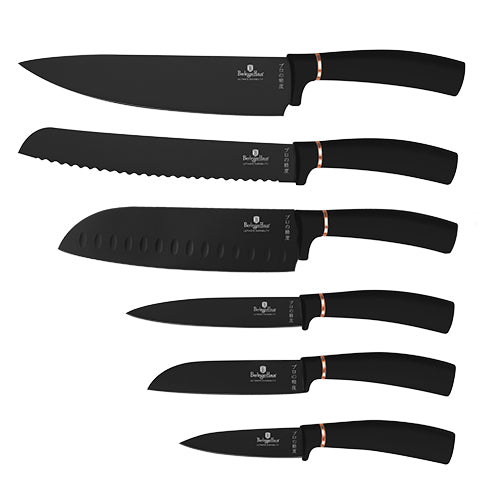 Berlinger Haus 6-Piece Knife Set - Black Rose