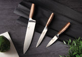 Berlinger Haus 3-Piece Stainless Steel Knife Set - Rose Gold