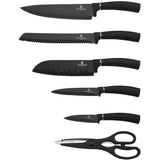 Berlinger Haus 13 Piece Knife Set with Cutting Board and Kitchen Tools Carbon Metallic