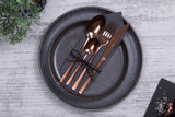 Berlinger Haus 16-Piece Mirror Finish Cutlery Set - Rose Gold Metallic