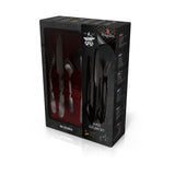 Berlinger Haus 24 Piece Stainless Steel Mirror Finish Cutlery Set - Black