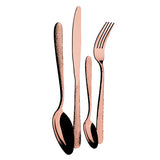 Berlinger Haus 24 Piece Stainless Steel Mirror Finish Cutlery Set - Rose Gold