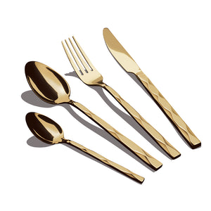 Berlinger Haus 24-Piece Cutlery Set - Champagne Rose Gold Metallic