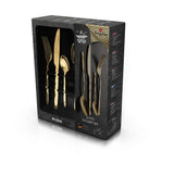 Berlinger Haus 24-Piece Cutlery Set - Champagne Rose Gold Metallic