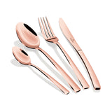 Berlinger Haus 16 Piece Mirror Finish Cutlery Set - Rose Gold Metallic