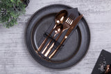 Berlinger Haus 16 Piece Mirror Finish Cutlery Set - Rose Gold Metallic