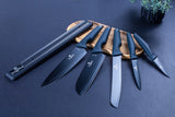 Berlinger Haus 6-Piece Knife Set with Magnetic Hanger - Aquamarine