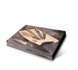 Berlinger Haus 6-Piece Non-Stick Knife Set with Cutting Board - Rose Gold