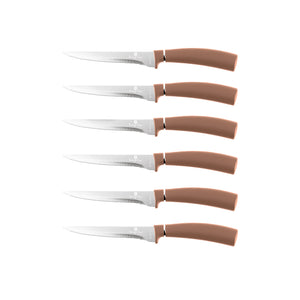 Berlinger Haus 6-Piece Steak Knife Set – Rose Gold