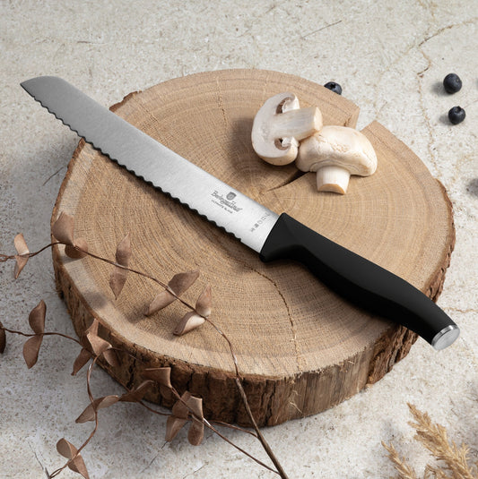 Berlinger Haus 20cm Bread Knife – Black-Silver