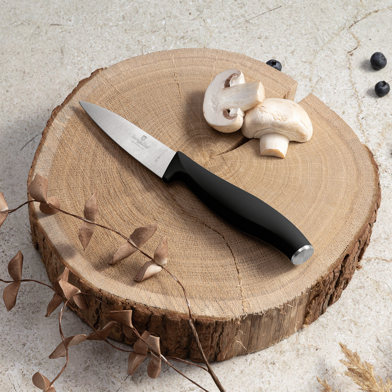 Berlinger Haus 9cm Paring Knife – Black-Silver