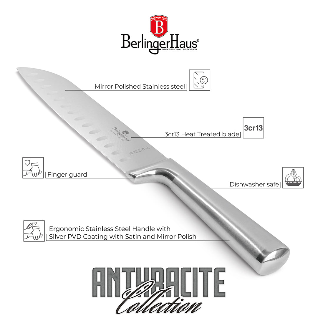 Berlinger Haus 17.5cm Stainless Steel Santoku Knife