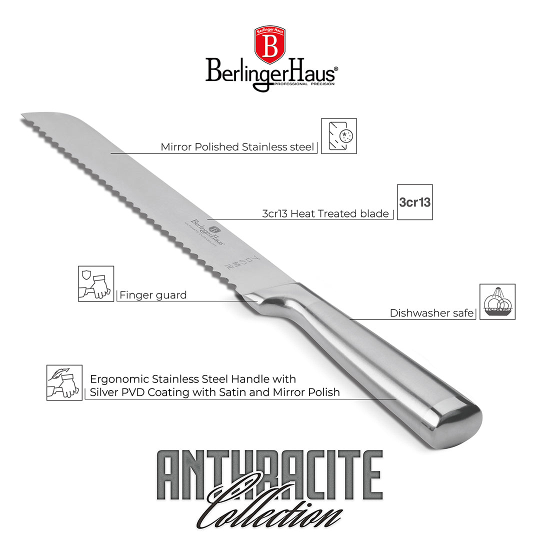 Berlinger Haus 20cm Stainless Steel Bread Knife