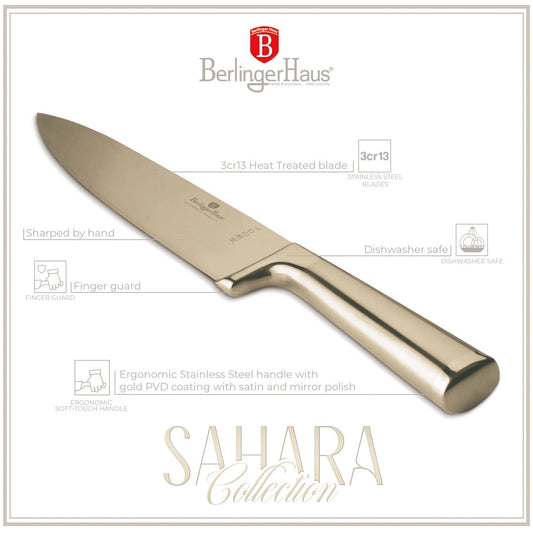 Berlinger Haus 20cm Stainless Steel Chef Knife - Sahara