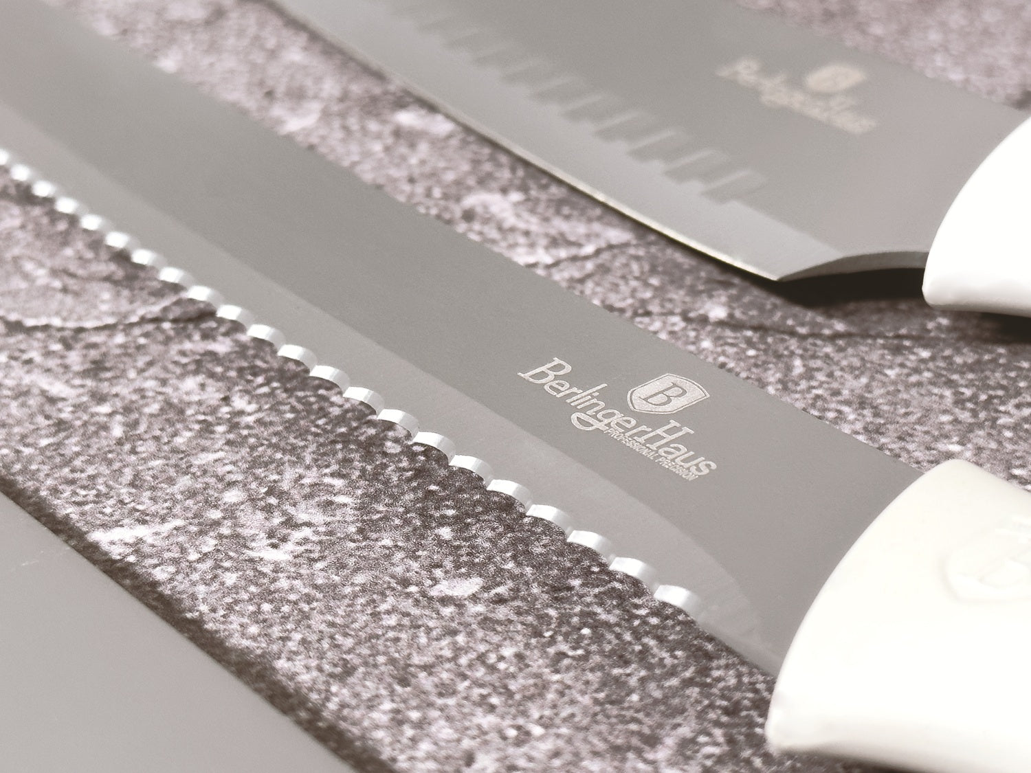 Berlinger Haus 6-Piece Knife Set with Magnetic Hanger - Aspen Collection