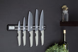 Berlinger Haus 6-Piece Knife Set with Magnetic Hanger - Aspen Collection