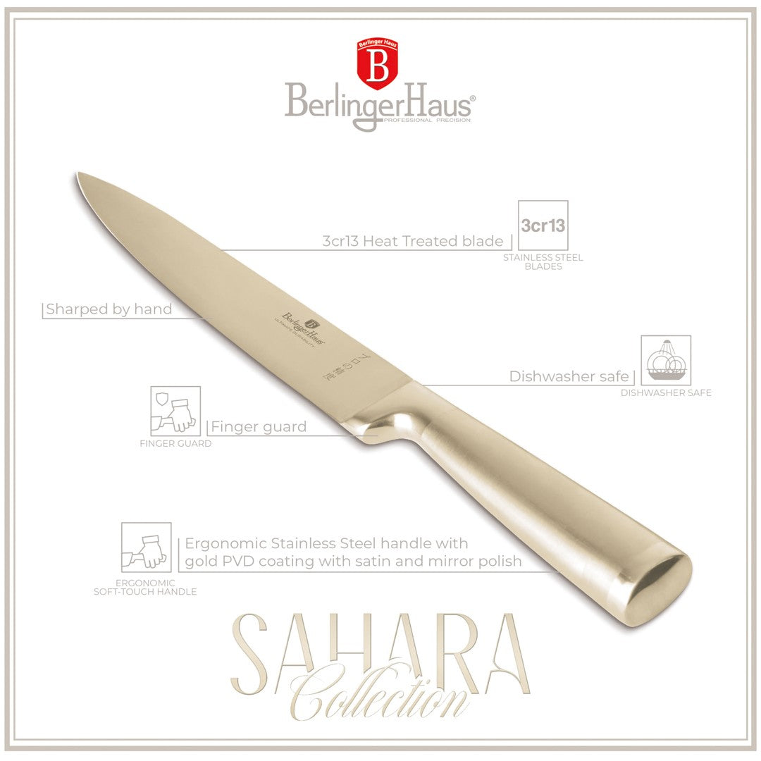 Berlinger Haus 20cm Stainless Steel Slicer Knife - Sahara