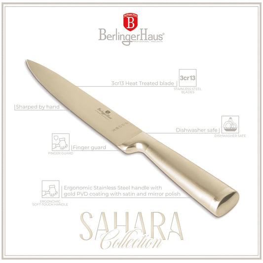 Berlinger Haus 20cm Stainless Steel Slicer Knife - Sahara