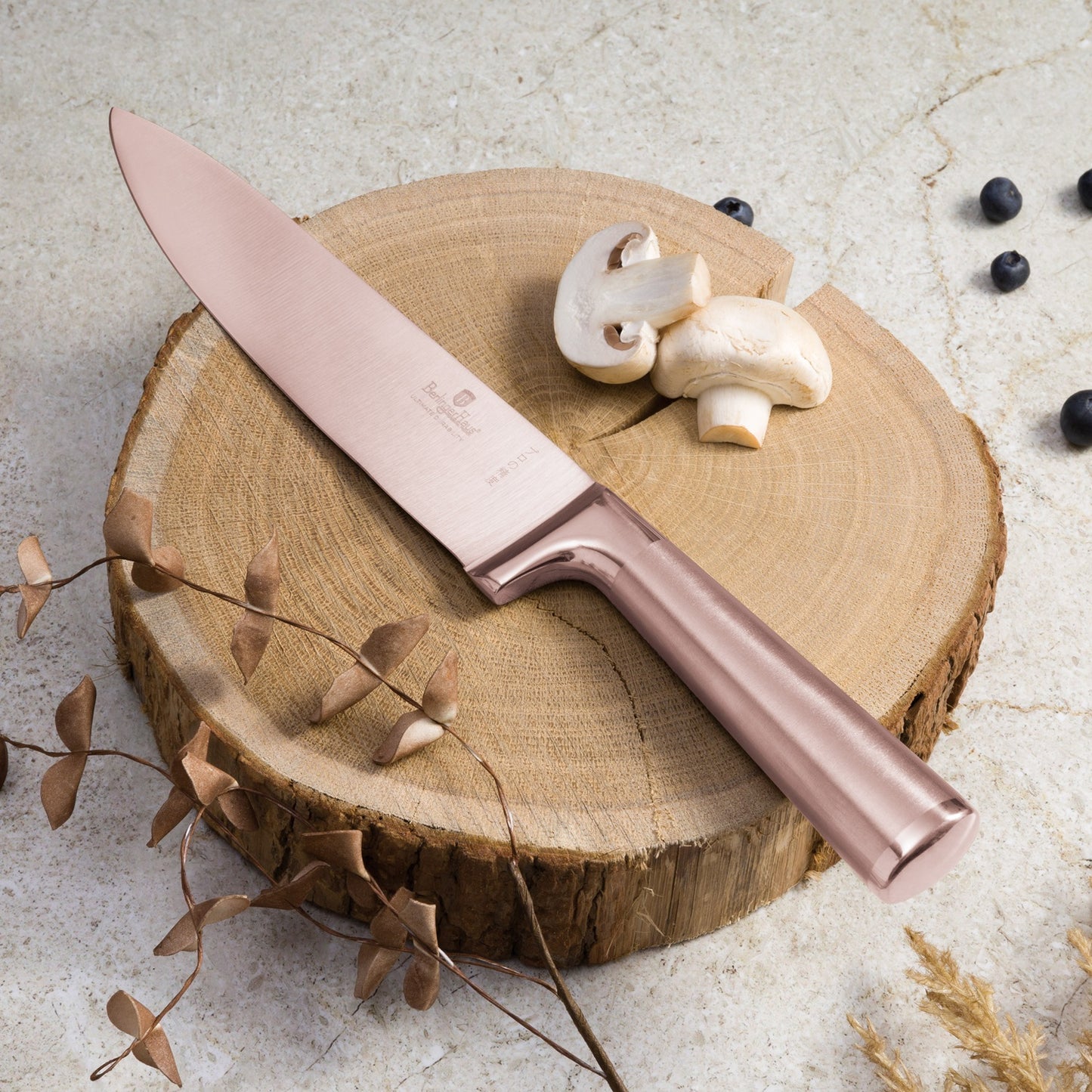 Berlinger Haus 20cm Stainless Steel Chef Knife - Taupe