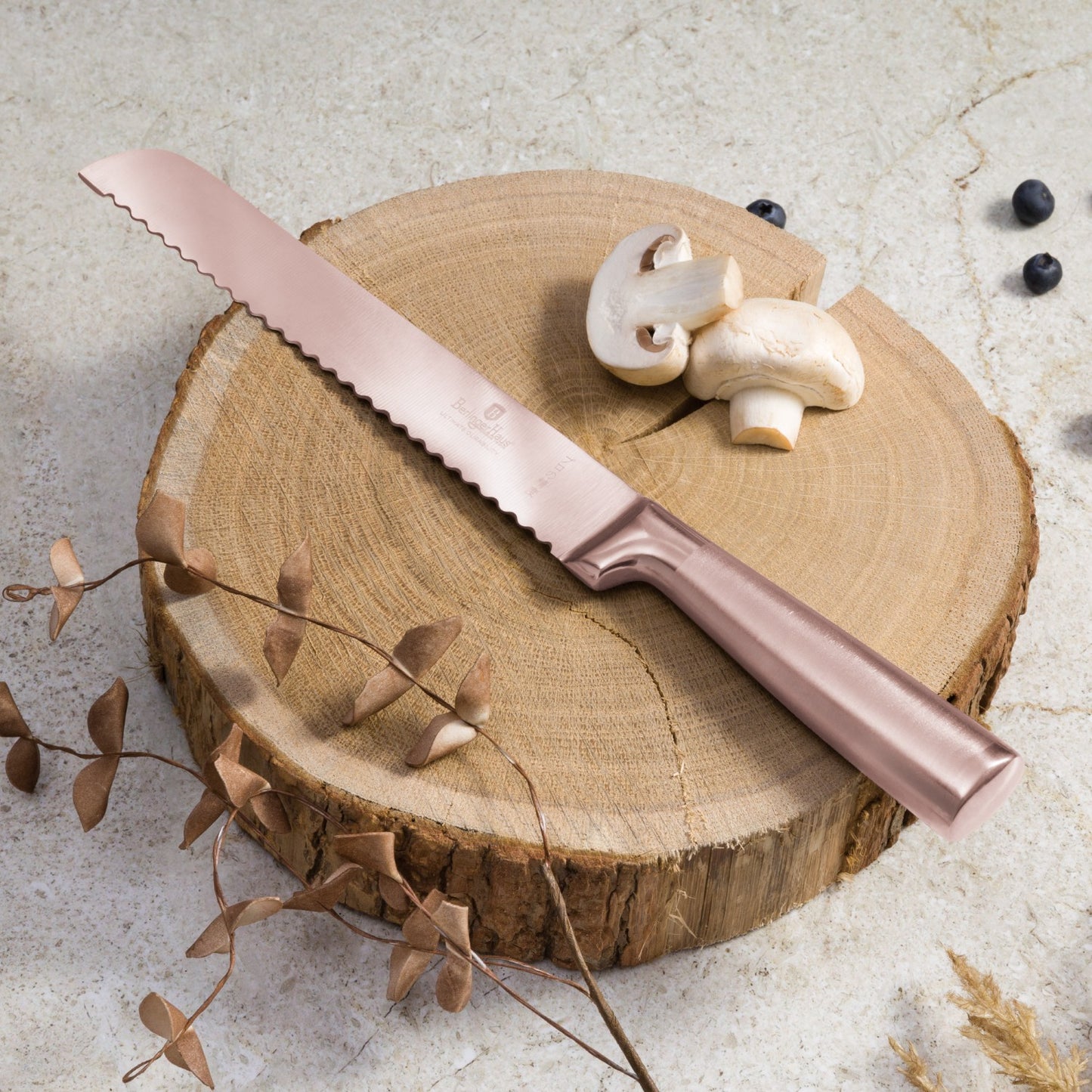 Berlinger Haus 20cm Stainless Steel Bread Knife - Taupe