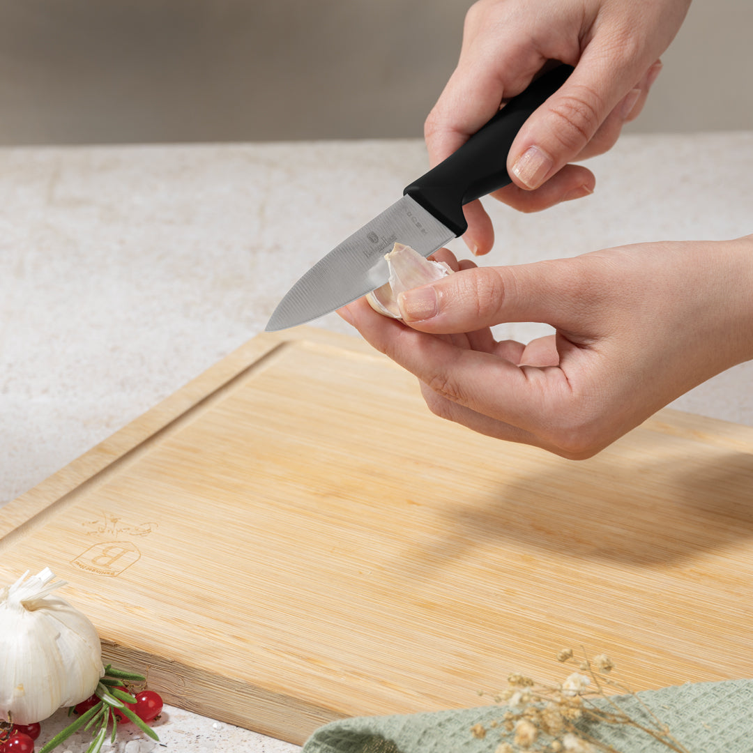 Berlinger Haus 6-Piece Stainless Steel Knife Set – Black Rose