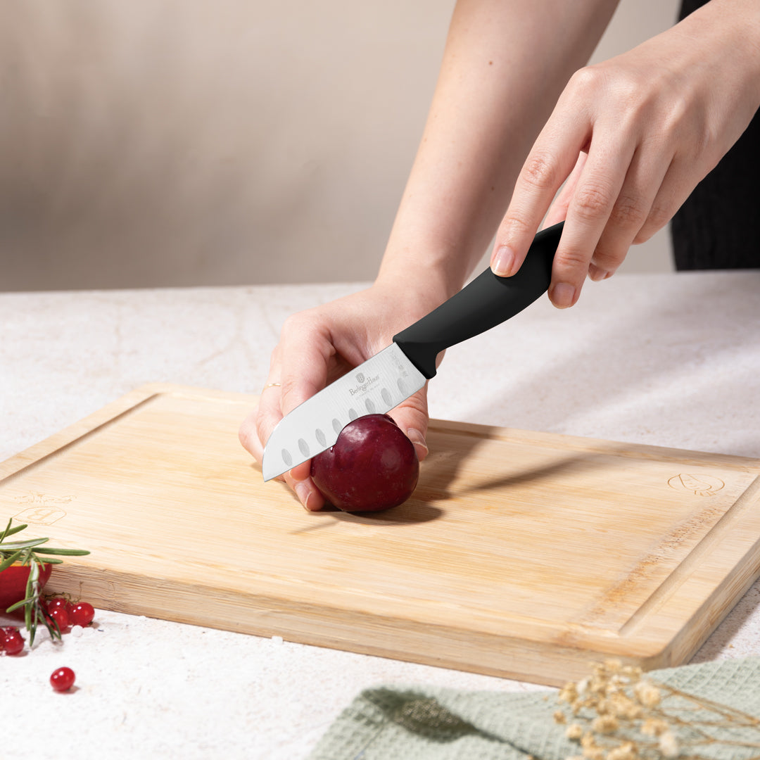 Berlinger Haus 6-Piece Stainless Steel Knife Set – Black Rose