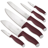 Berlinger Haus 6-Piece Stainless Steel Knife Set - Leonardo Collection