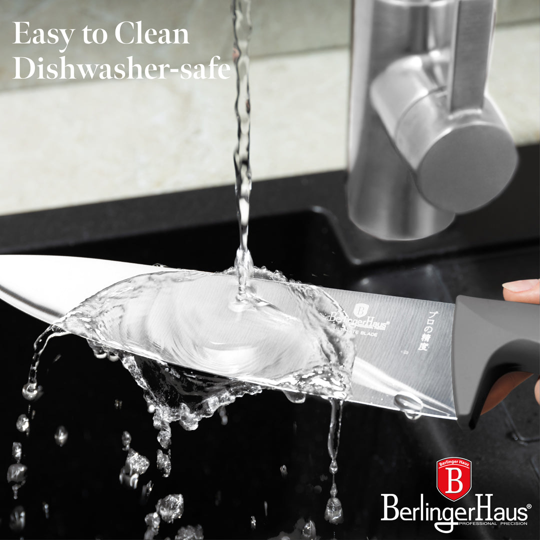Berlinger Haus 4-Piece Stainless Steel Knife Set - Anthracite