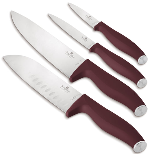 Berlinger Haus 4-Piece Stainless Steel Knife Set – Leonardo