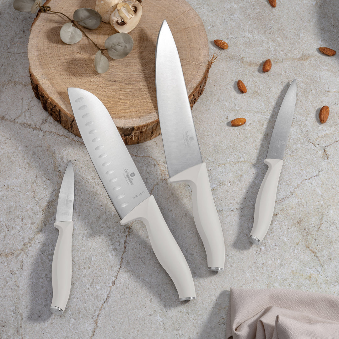 Berlinger Haus 4-Piece Stainless Steel Knife Set - Sahara