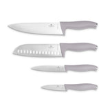 Berlinger Haus 4-Piece Stainless Steel Knife Set - Taupe