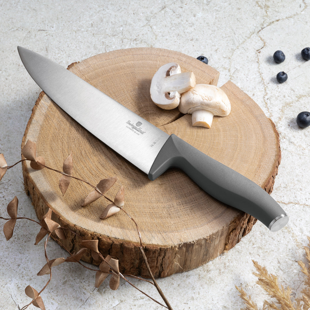 Berlinger Haus 6-Piece Knife Set with Bamboo Cutting Board – Anthracite