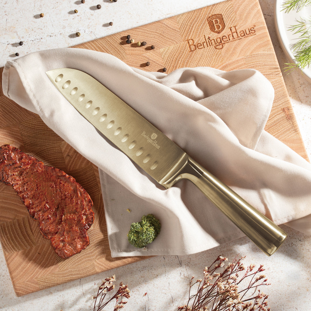 Berlinger Haus 4-Piece Stainless Steel Knife Set - Gold