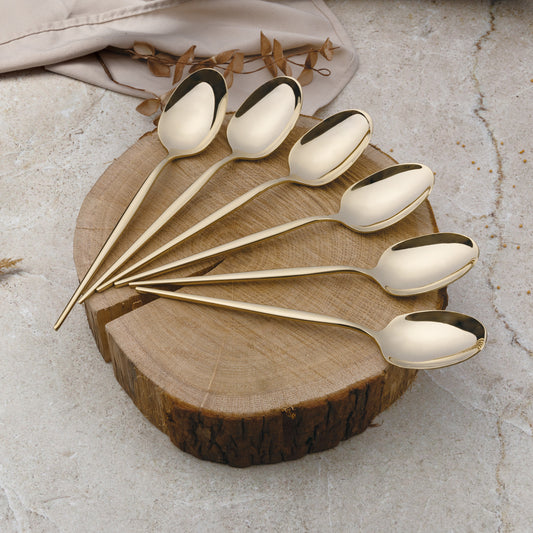 Berlinger Haus 24-Piece Stainless Steel Cutlery Set - Champagne Gold