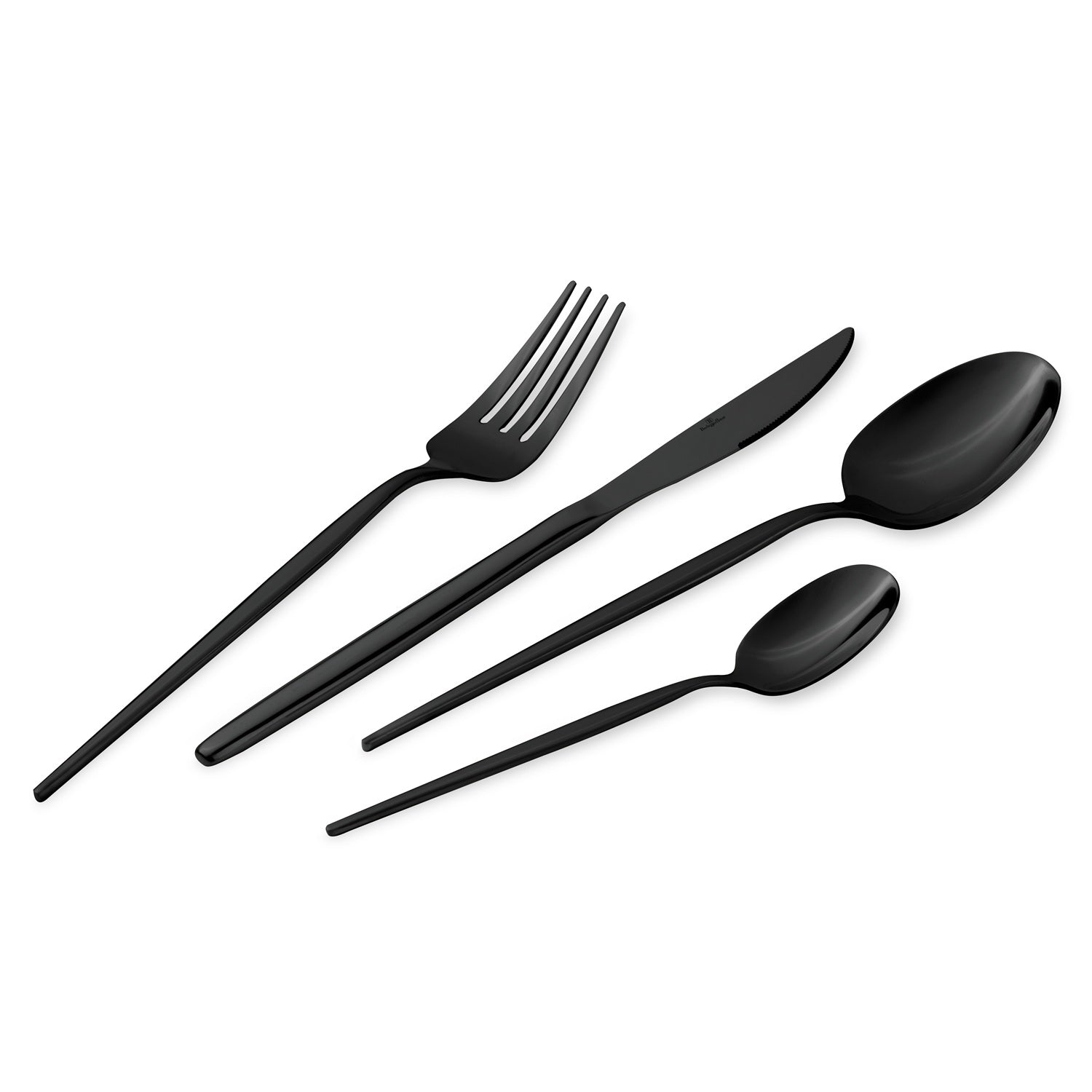 Berlinger Haus 24-Piece Cutlery Set – Mirror Black