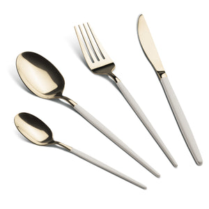 Berlinger Haus 24-Piece Mirror Polish Cutlery Set – Sahara Collection