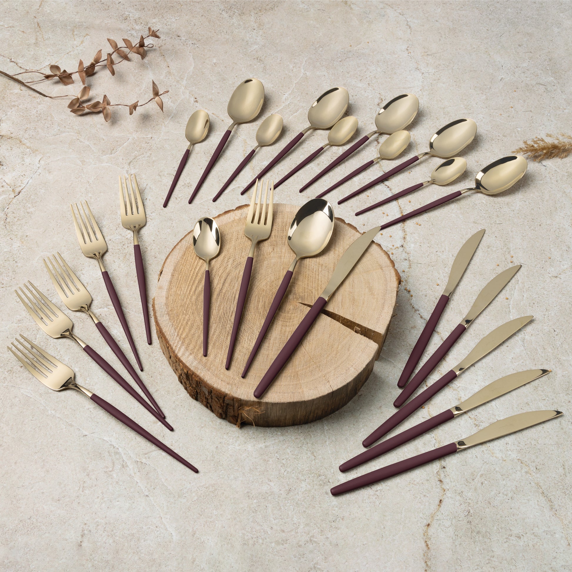 Berlinger Haus 24-Piece Stainless Steel Cutlery Set – Leonardo