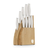 Berlinger Haus 10-Piece Stainless Steel Knife Set with Bamboo Stand – Sahara