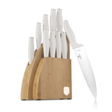 Berlinger Haus 10-Piece Stainless Steel Knife Set with Bamboo Stand – Sahara