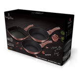 Berlinger Haus 3 pcs frypan set, I-Rose Edition